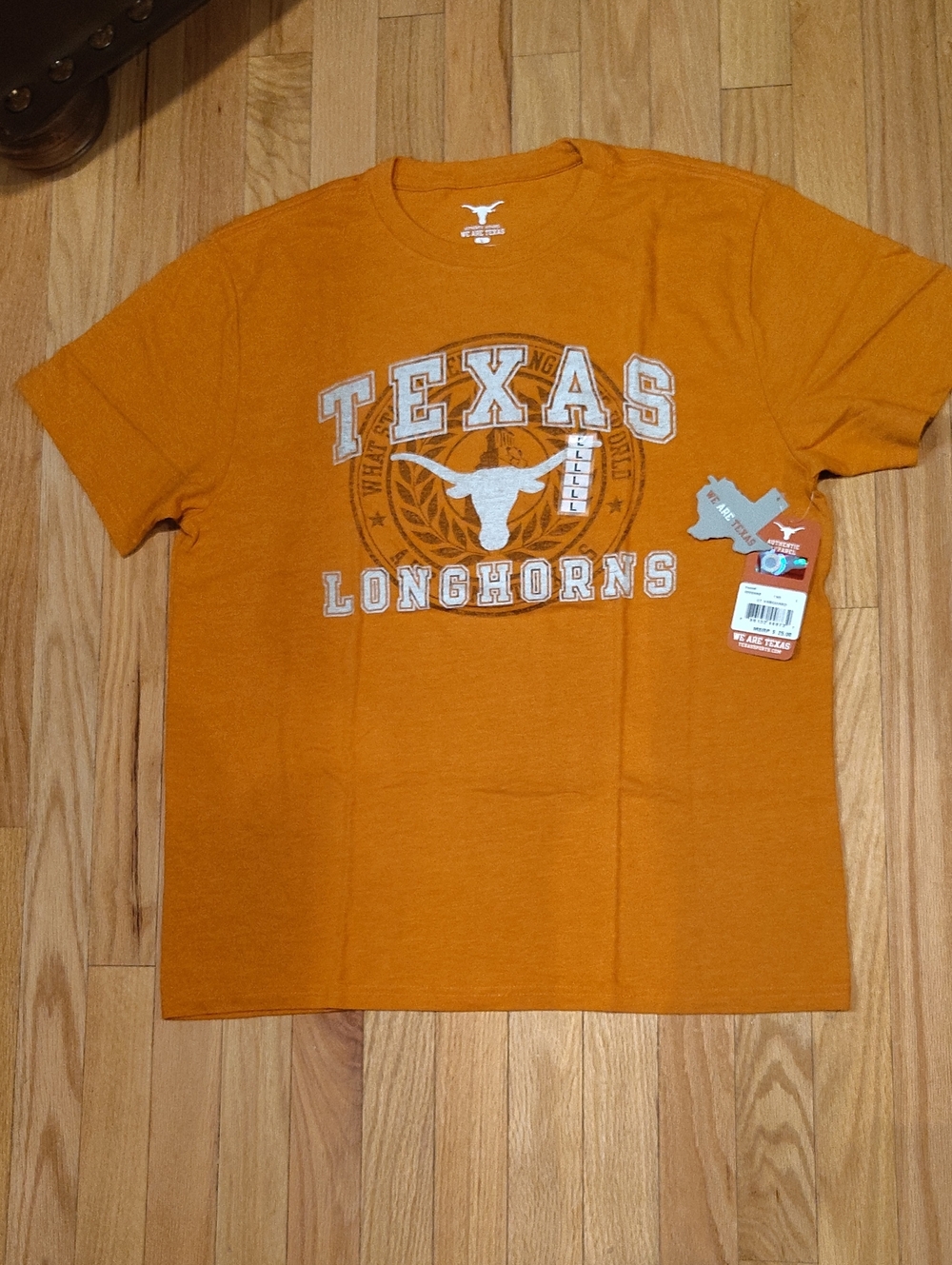 Texas Longhorns Rust Short-Sleeve Logo Tee
